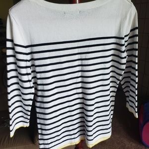 3/4 sleeve boatneck shirt